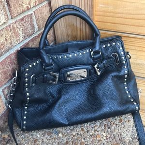 Michael Kors Black Leather Purse